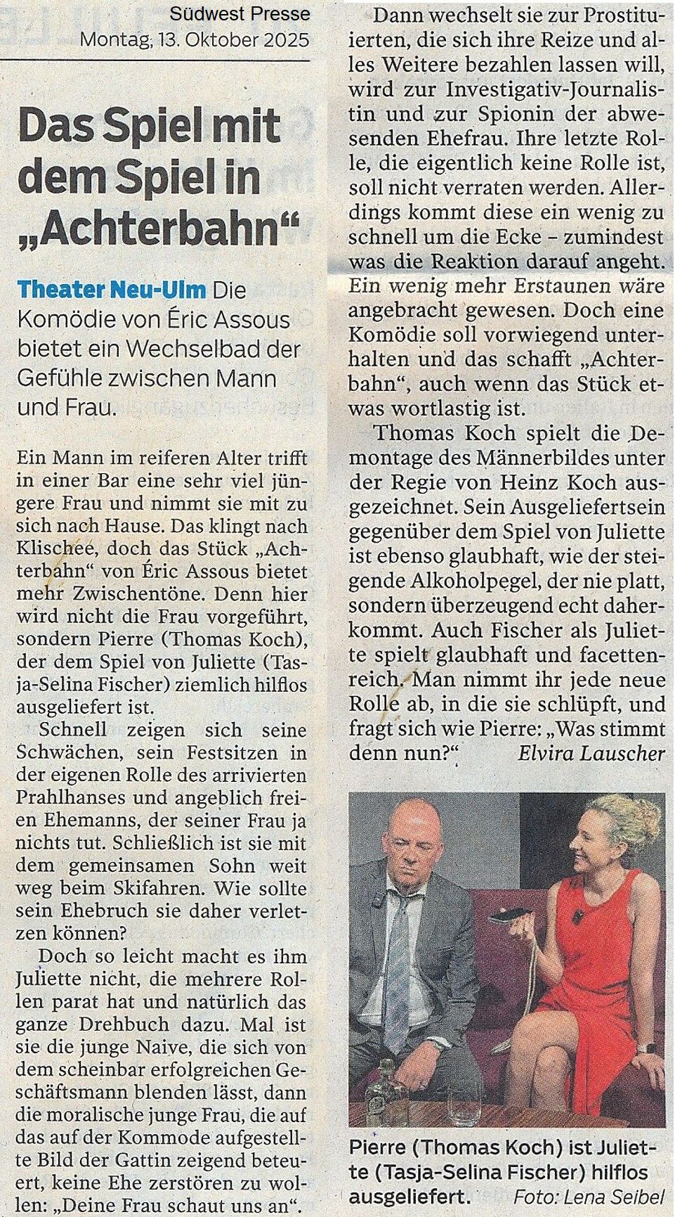 Rezension Südwest Presse